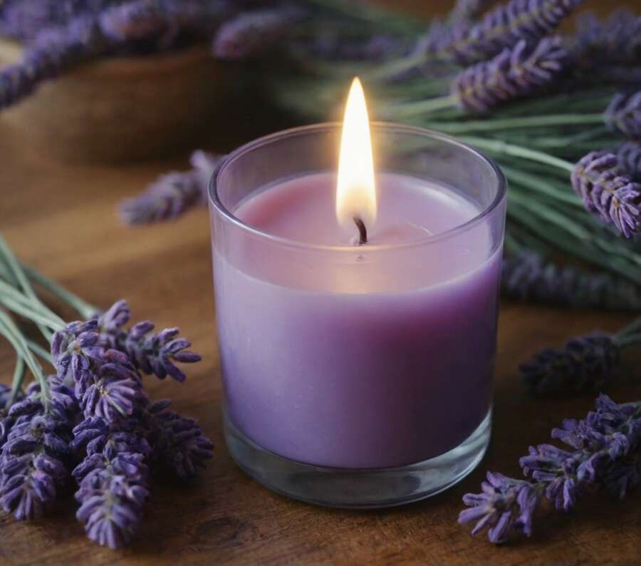 Lavender Scented Candle