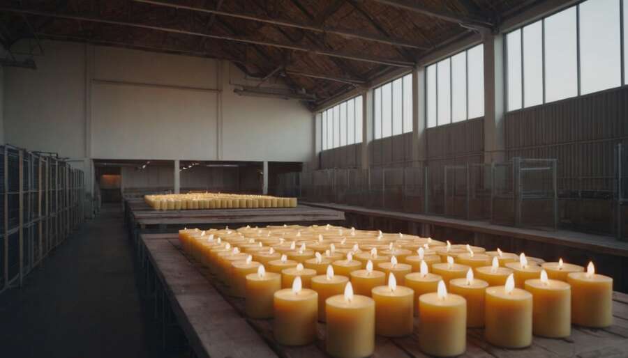 Sustainable candle production