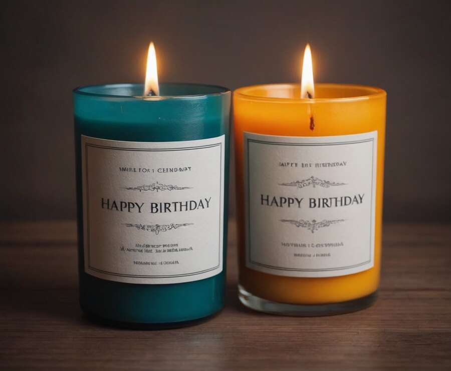 Personalized Candle