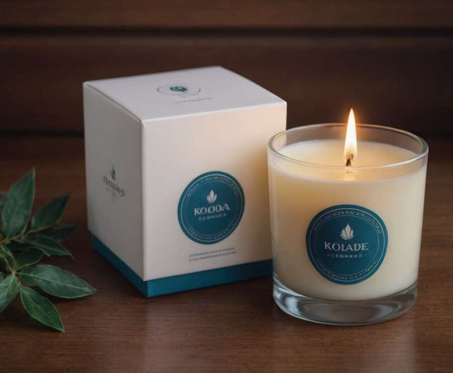 Corporate Branded Candle